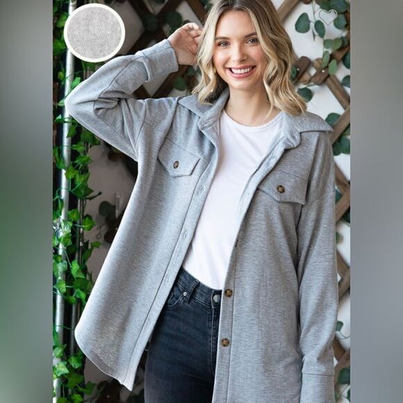 ‎Heather Gray Jacket - Picture 1 of 4